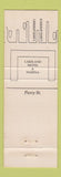 Matchbook Cover - Lakeland Motel Port Clinton OH