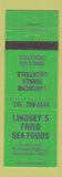 Matchbook Cover - Lindsey's Fried Seafood Buzzards Bay MA