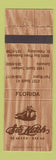 Matchbook Cover - Sea Hatch Seafood Steak Fort Myers Sarasota St Petersburg FL