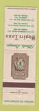 Matchbook Cover - Squire Inns Marietta GA Atlanta? Howard Johnson's