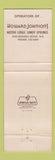Matchbook Cover - Squire Inns Marietta GA Atlanta? Howard Johnson's