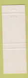 Matchbook Cover - Wheeling Park White Palace