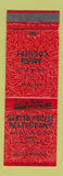 Matchbook Cover - Berlin House Restaurant Amish