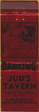 Matchbook Cover - Jud's Tavern Lead SD red