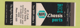 Matchbook Cover - NAPA Auto Parts St Clairsville OH