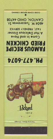 Matchbook Cover - Famous Recipe Fried Chicken Canton OH