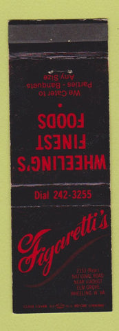 Matchbook Cover - Figaretti's Restaurant Wheeling WV