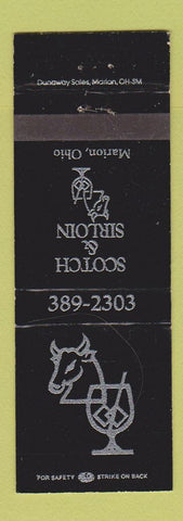 Matchbook Cover - Scotch & Sirloin Restaurant Marion OH