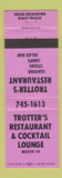 Matchbook Cover - Trotter's Restaurant PINK