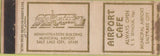 Matchbook Cover - Airport Cafe Salt Lake City UT WEAR