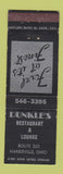 Matchbook Cover - Dunkle's Restaurant Harrisville OH