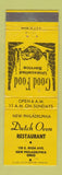 Matchbook Cover - Dutch Oven Restaurant New Philadelphia OH WEAR