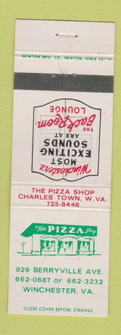 Matchbook Cover - Pizza Shop Restaurant Winchester VA