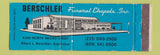 Matchbook Cover - Berschler Funeral Home Philadelphia? WEAR