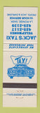 Matchbook Cover - Jack's Taxi La Ronge SK