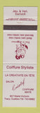 Matchbook Cover - Salon Creatif Tracy QC