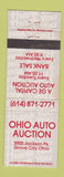 Matchbook Cover - Ohio Auto Auction Grove City OH