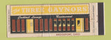 Matchbook Cover - Three Gaynors Restaurant Bridgeport OH
