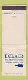 Matchbook Cover - Eclair Camera Shop Los Angeles CA Valley Stream NY