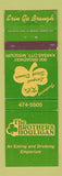 Matchbook Cover - Brothers Houligan Restaurant Kansas City MO