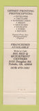 Matchbook Cover - Big Red Print Centers Wheeling WV WEAR