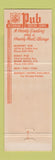 Matchbook Cover - Roney & Newport Pub Miami Beach FL
