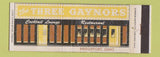 Matchbook Cover - Three Gaynors Restaurant Bridgeport OH WEAR Full Length