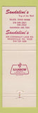 Matchbook Cover - Sandalini's Restaurant Niles OH Meadville PA