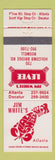 Matchbook Cover - Jim White's Levee Atlanta Decatur GA
