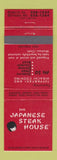 Matchbook Cover - Japanese Steak House Rosslyn VA Bethesda MD