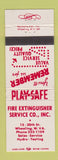 Matchbook Cover - Fire Extinguisher Service Wheeling WV