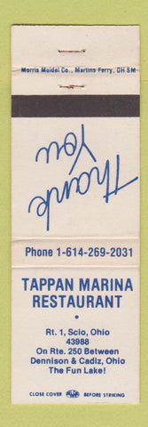 Matchbook Cover - Tappan Marina Restaurant Scio OH