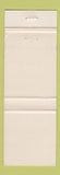 Matchbook Cover - Hill's Restaurant Orillia ON