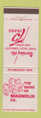 Matchbook Cover - Bank of Magnolia Stark County OH