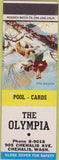 Matchbook Cover - The Olympia Pool Hall Chehalis WA