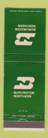 Matchbook Cover - Burlington Northern Railroad