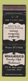 Matchbook Cover - Walker's Country Style Restaurants Uniontown Louisville OH