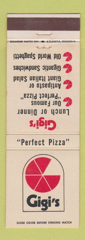 Matchbook Cover - Gigi's Pizza