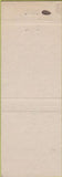 Matchbook Cover - Las Flores Motel Hemet CA dk green