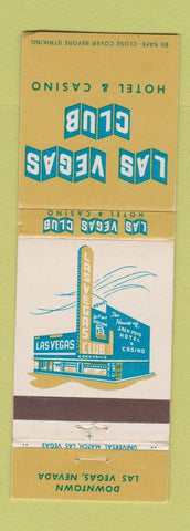 Matchbook Cover - Las Vegas Club Casino NV The Dugout baseball