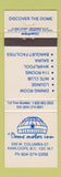 Matchbook Cover - Dome Motor Inn Kamloops BC