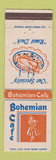 Matchbook Cover - Bohemian Cafe Omaha NE WEAR