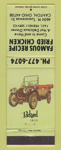 Matchbook Cover - Famous Recipe Fried Chicken Canton OH