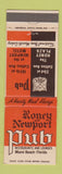 Matchbook Cover - Roney & Newport Pub Miami Beach FL