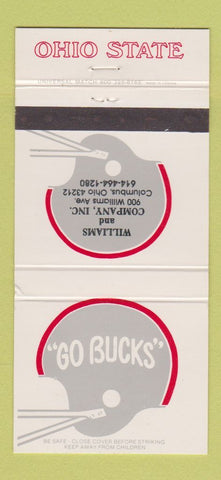 Matchbook Cover - Williams Columbus OH OSU Buckeyes 1990 Schedule 30 Strike