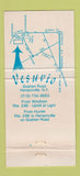Matchbook Cover - Vesuvio Italian Restaurant Hensonville NY WEAR 30 Strike