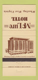 Matchbook Cover - McLure Hotel Wheeling WV 30 Strike