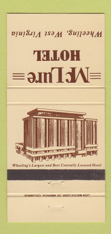 Matchbook Cover - McLure Hotel Wheeling WV 30 Strike