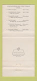 Matchbook Cover - Golf Detroit MI 30 Strike