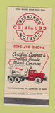 Matchbook Cover - Clifton Concrete Cleveland OH 30 Strike